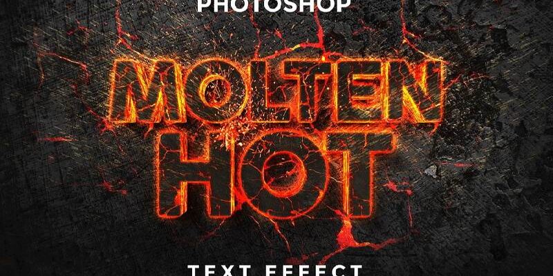 Molten Hot Text Effect 1