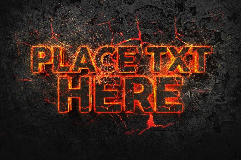 Molten Hot Text Effect 3