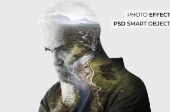 Person With Double Exposure Effect Mockup