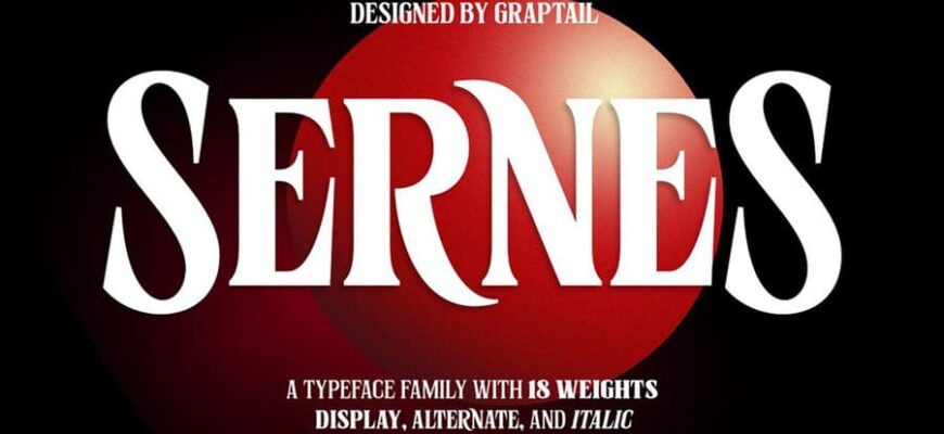 Sernes Display Font