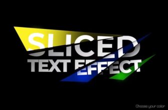 Sliced Text Effect