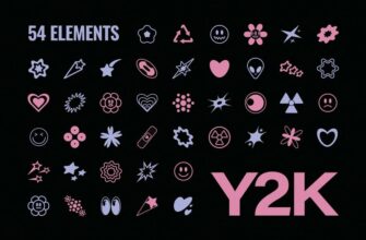 Y2k Metamodern Shapes Set