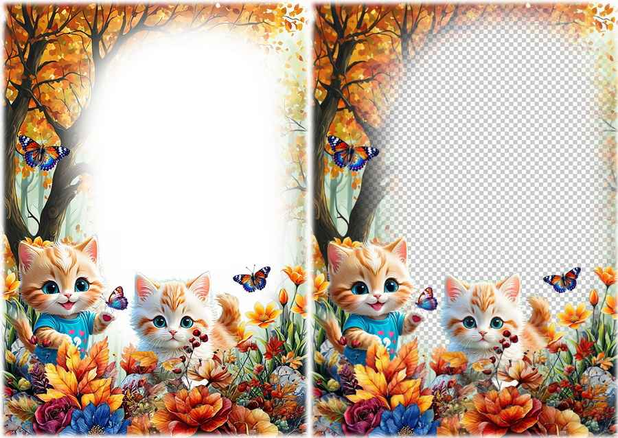 Two Frames in PNG Format
