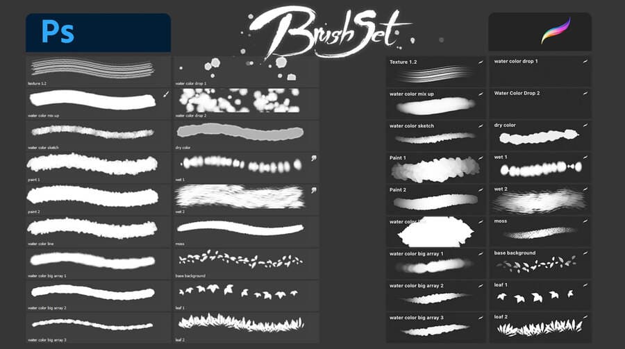 Brush Set 3 For Photoshop And Procreate 3