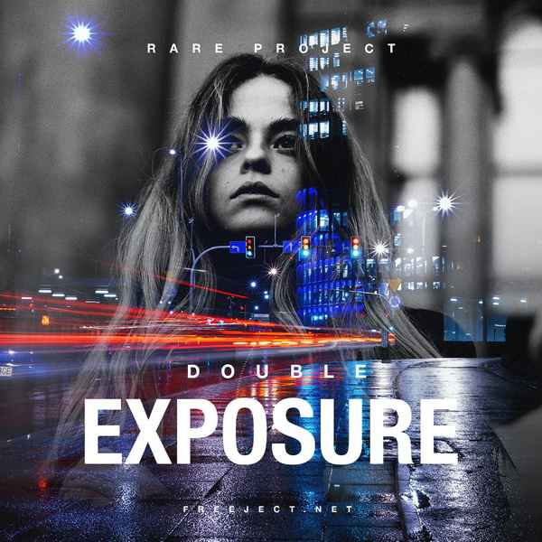 Double Exposure Cover Art Design Template 3