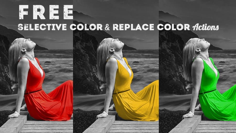 Selective Color Photoshop Action 2