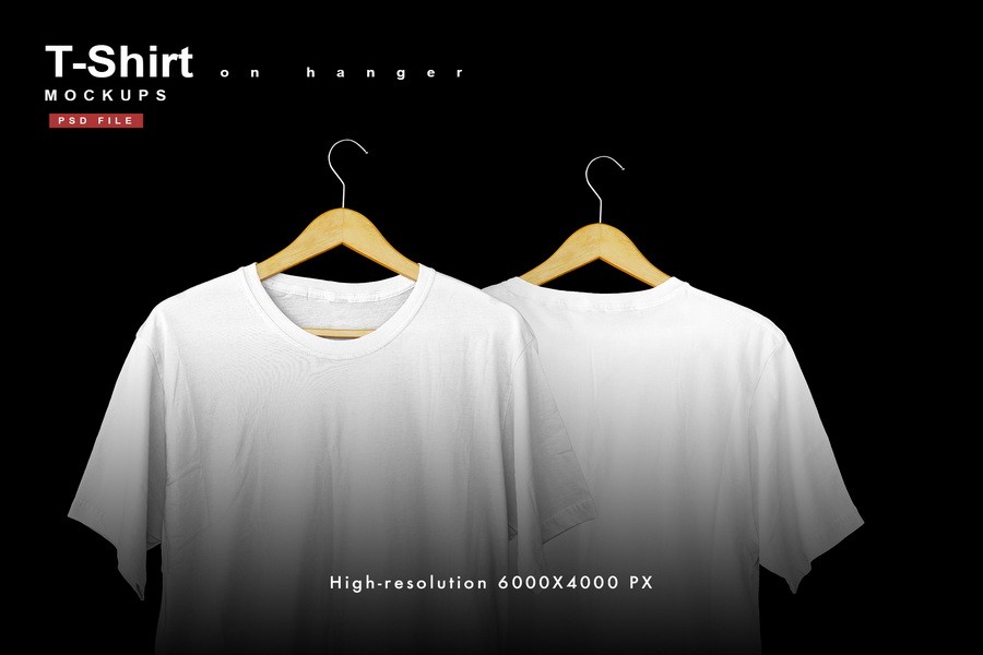 T Shirt On Hanger Psd Mockups 2