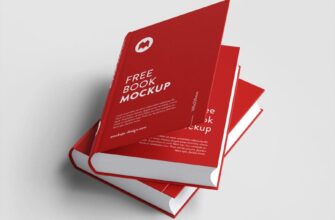 Thick Hardcover Book Mockup Psd